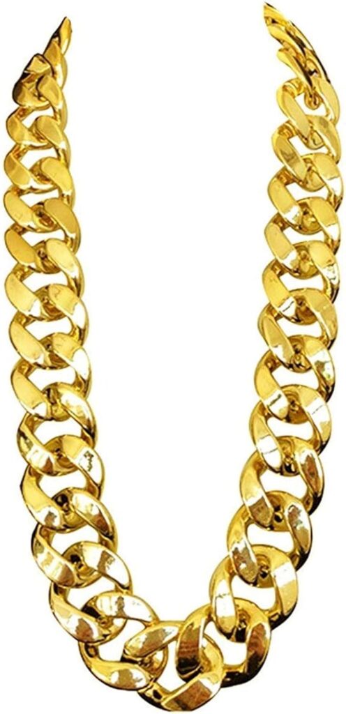Big Chunky Plastic Hip Hop Chain Necklace,26,32,36,40