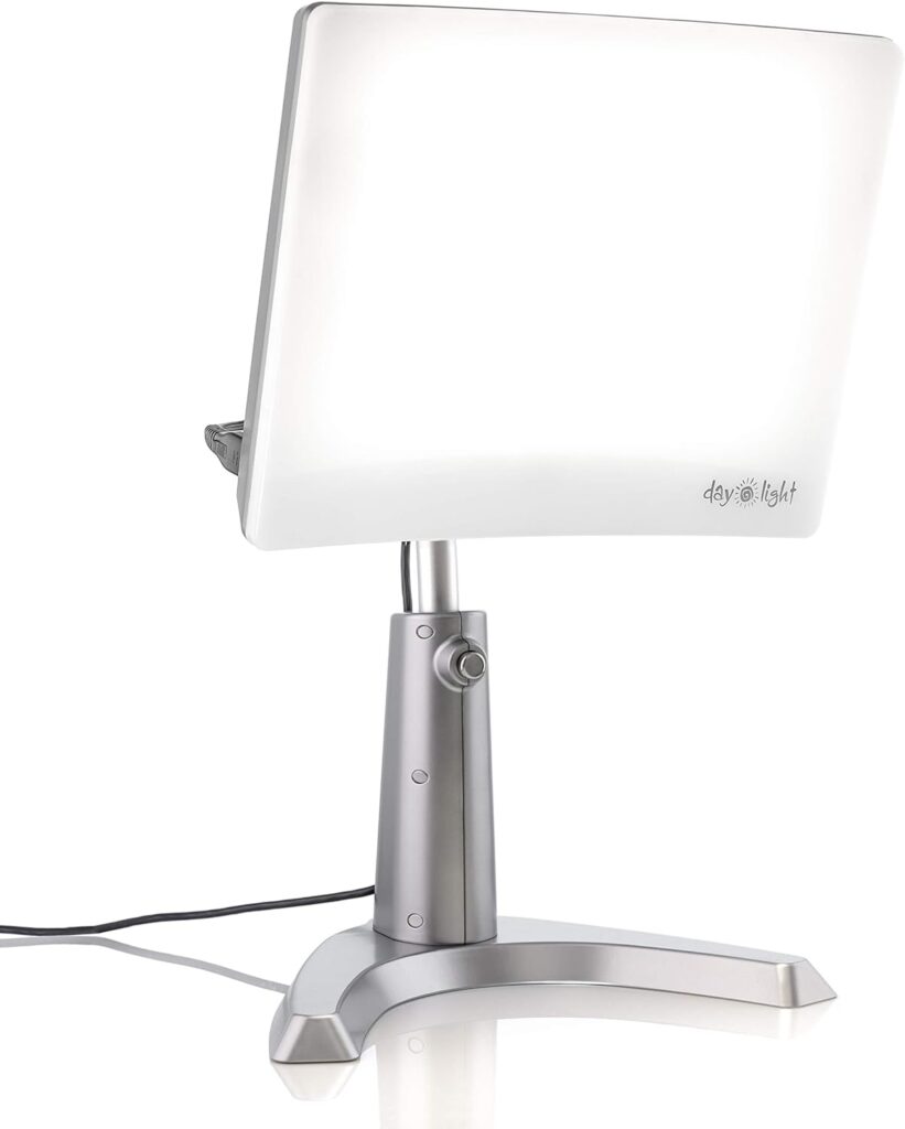 Carex Day-Light Classic Plus Bright Light Therapy Lamp - 10,000 LUX At 12 Inches - LED Sun Lamp Mood Light and Sunlight Lamp and Sun Light For Light Box Therapy and Low Energy Levels