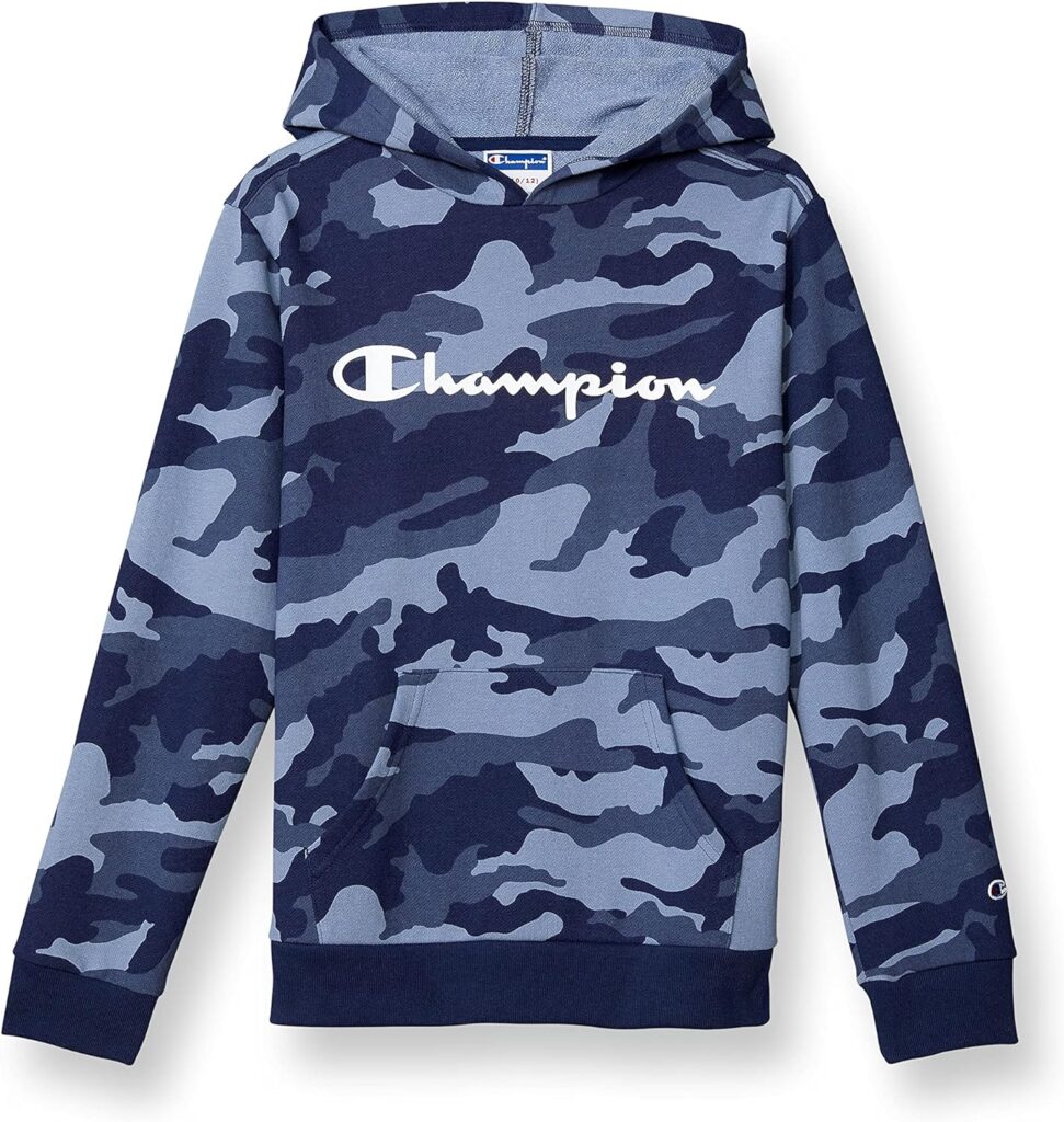 Champion Boys Hoodie, Kids Sweatshirts for Boys, Pullover Hoodie, Multiple Graphics