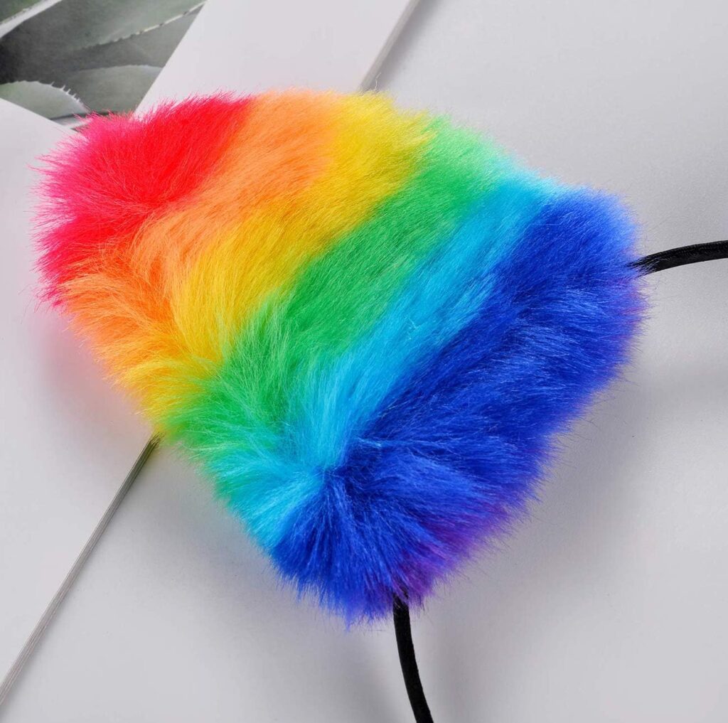 DDazzling Furry Cat Ear Headband Fancy Dress Cosplay Party Supply Festival