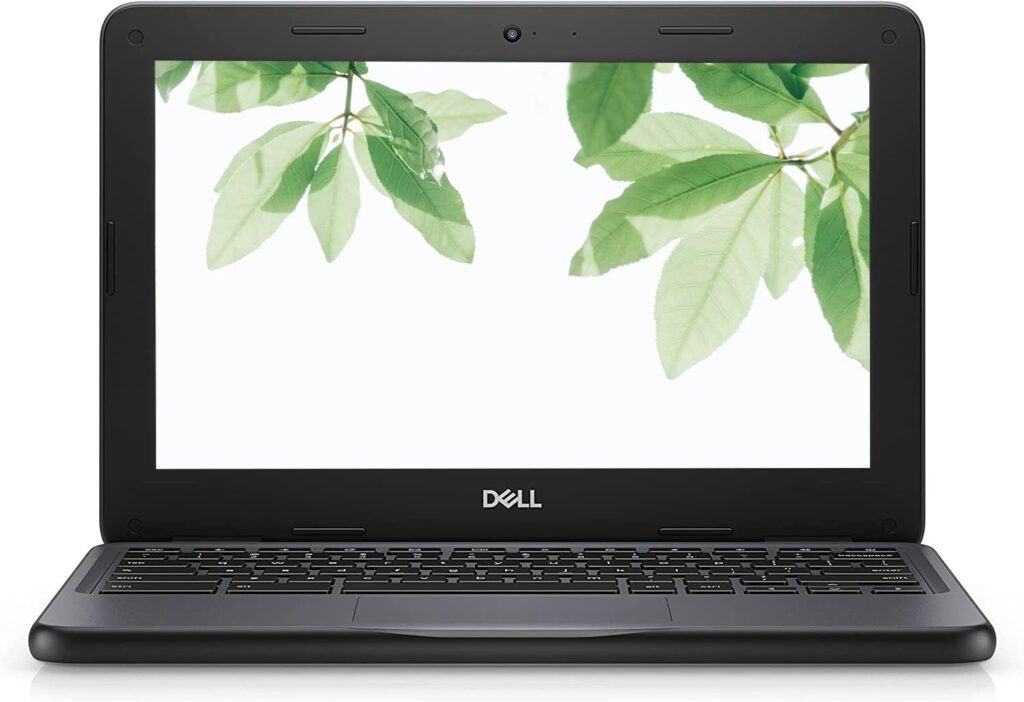 Dell 11 HD IPS Chromebook, Intel Celeron Processor Up to 2.40GHz, 4GB Ram, 16GB SSD, Super-Fast WiFi, Chrome OS, Dale Black (Renewed)