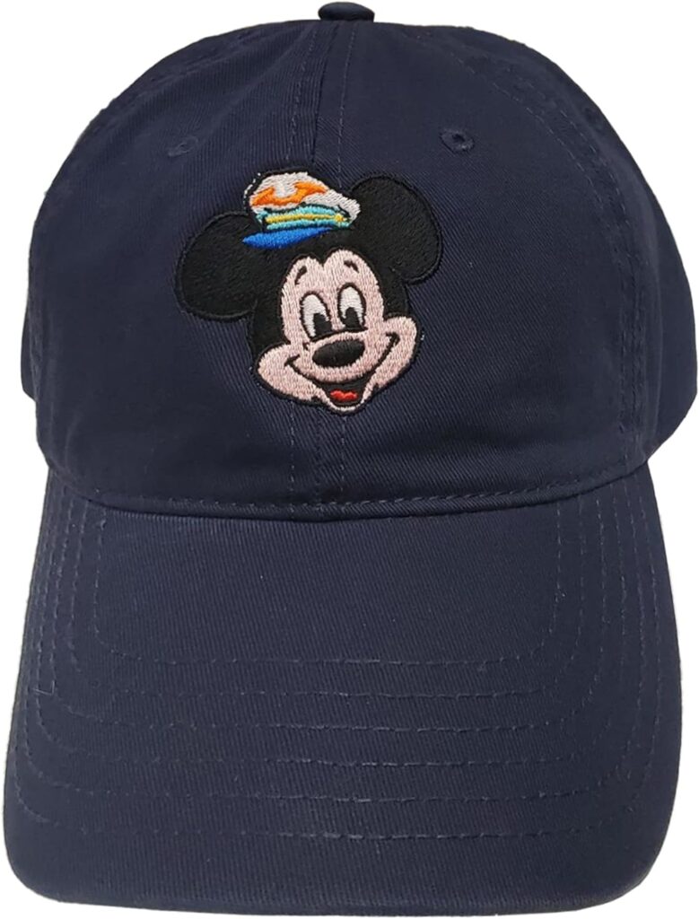 Disney Walt’s Plane-Pilot Mickey Mouse Dad Hat, Navy, One Size