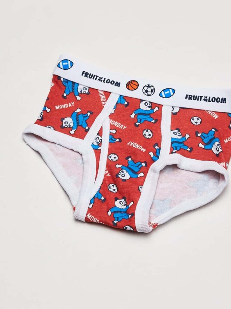 Fruit of the Loom Boys Tag Free Cotton Briefs (Assorted Colors)