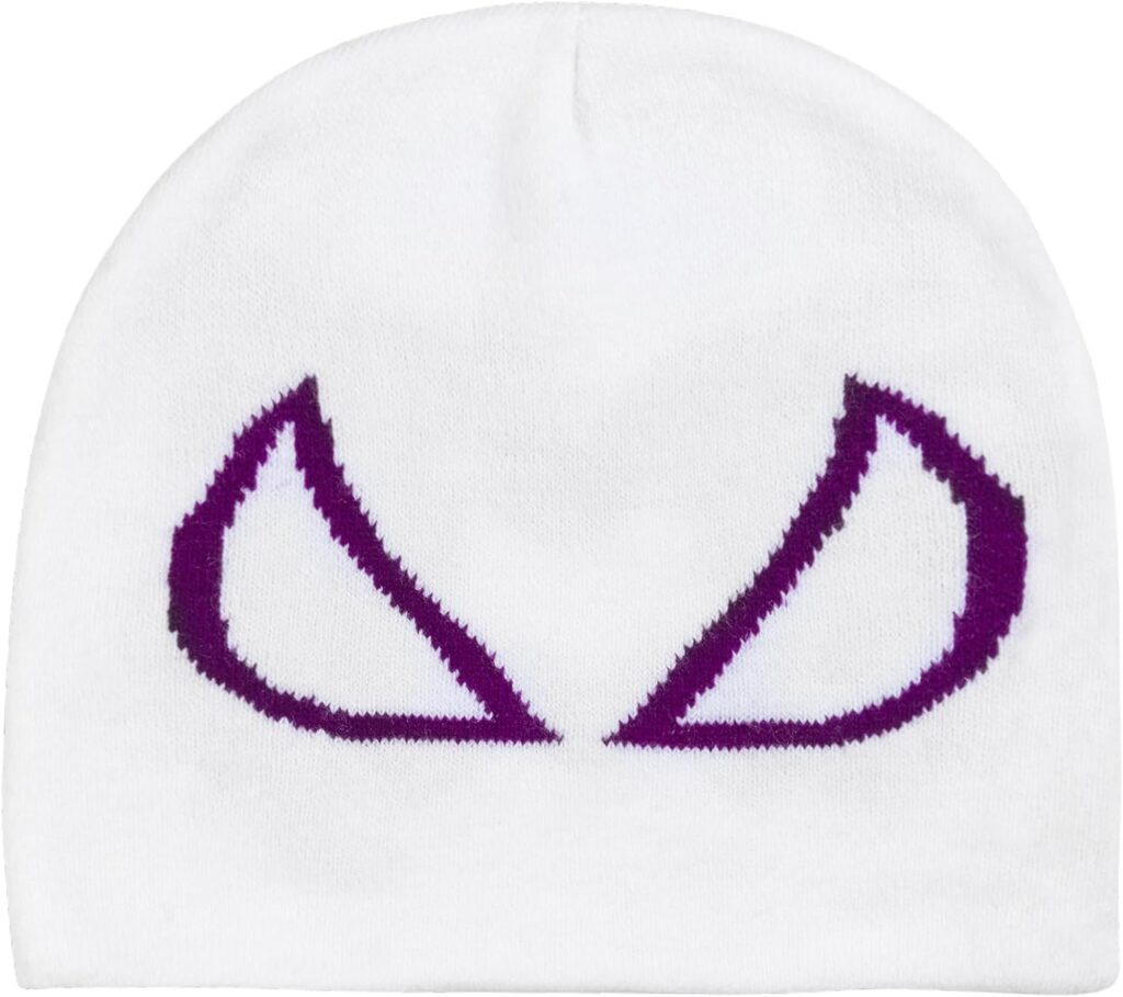 gothapy Y2K Beanies Spider Miles Gwen Peter Beanie Gothic Acrylic Knitted Hat Casual Streetwear Outdoor Beanies for Women Men