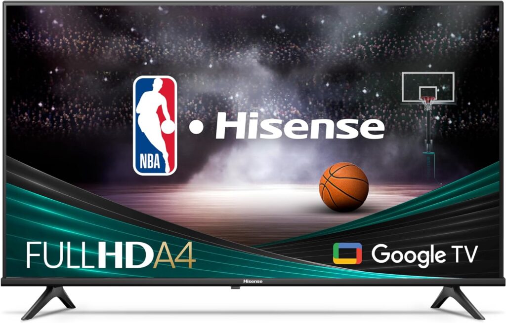 Hisense 40-Inch Class A4 Series FHD 1080p Google Smart TV (40A4K, 2023 Model) - DTS Virtual: X, Game  Sports Modes, Chromecast Built-in, Alexa Compatibility