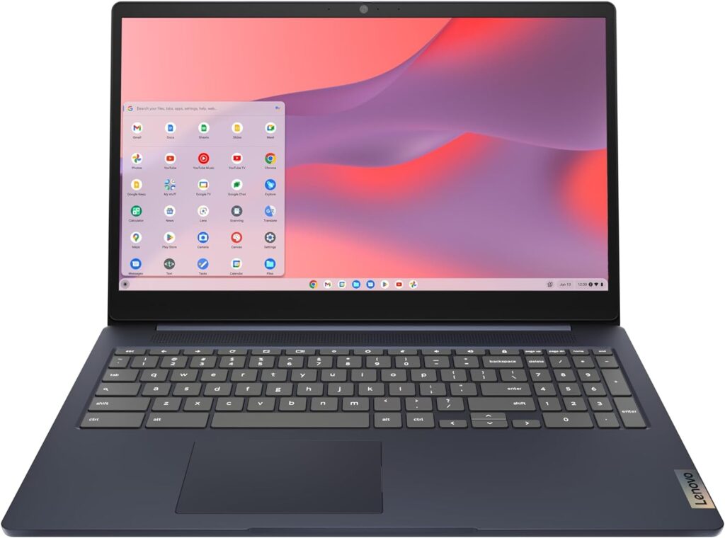 Lenovo 3i Chromebook - 2023 - Everyday Notebook - Chrome OS - 15.6 Full HD - 8GB Memory - 64GB Storage - Intel Celeron N4500 - Abyss Blue