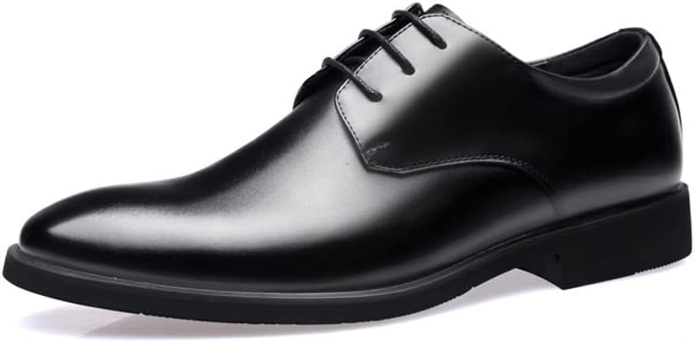 Mens Dress Shoes Modern Classic Slip On Oxfords Formal Casual Business Wedding Work Lace-ups, US Size 4-14