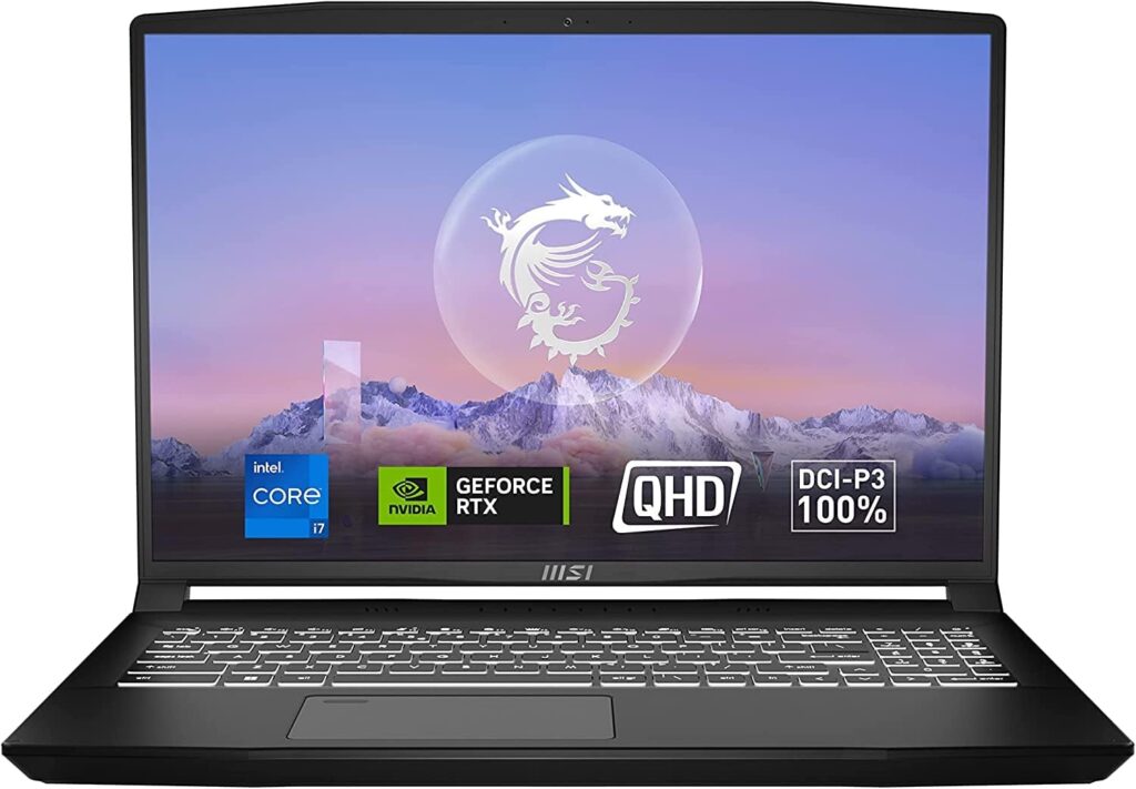 MSI Creator M16 16 WQXGA (2560x1600) Gaming Laptop 2023 New | 13th Intel i7-13620H 10-Core | NVIDIA GeForce RTX 4060 | Backlit Keyboard | Type-C | Wi-Fi 6 | 64GB DDR5 4TB SSD | Win10 Pro