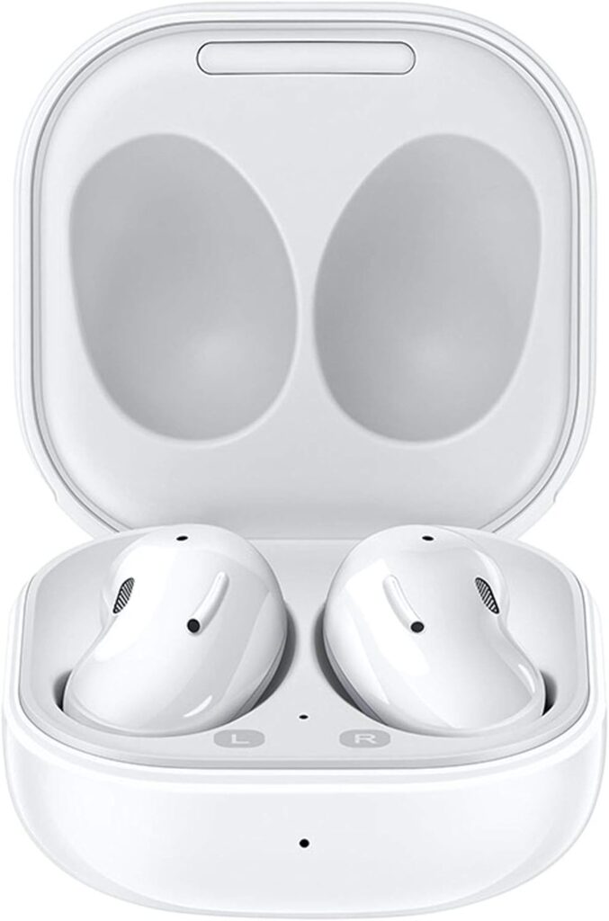 Samsung Galaxy Buds-Live Active Noise-Cancelling Wireless Bluetooth 5.0 Earbuds (Mystic White)