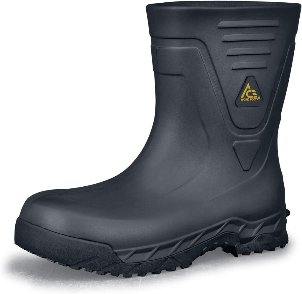 Shoes for Crews Bullfrog Pro, Mens, Womens, Unisex Work Boots, Slip Resistant, Water Resistant, Black or White