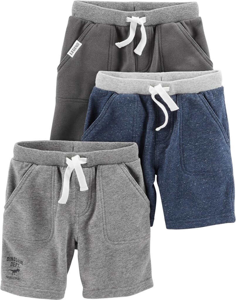 Simple Joys by Carters Babies, Toddlers, and Boys Knit Shorts, Multipacks