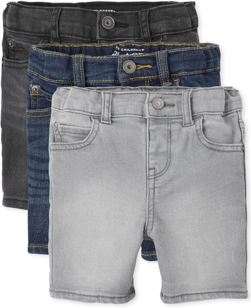 The Childrens Place Boys and Toddler Denim Shorts