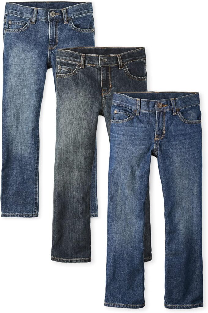 The Childrens Place Boys Multipack Basic Bootcut Jeans