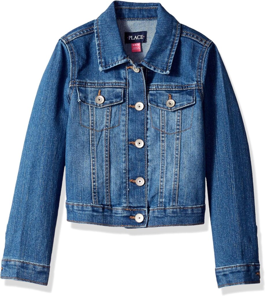 The Childrens Place Girls Basic Denim Jacket