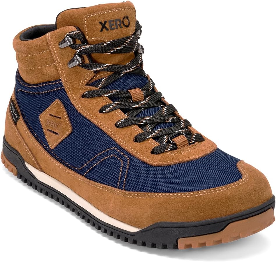 Xero Shoes Mens Ridgeway Waterproof Hiking Boot - Ultra Lightweight, Zero Drop Boot