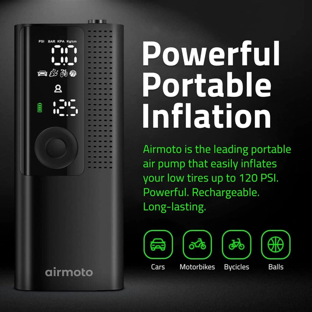 Airmoto and Power Kit Bundle Deal (3-Pack) - Consisting of 3 Airmoto Tire Inflators and 3 Airmoto Power Kits - This is The Perfect Bundle for Yourself and Your Loved Ones
