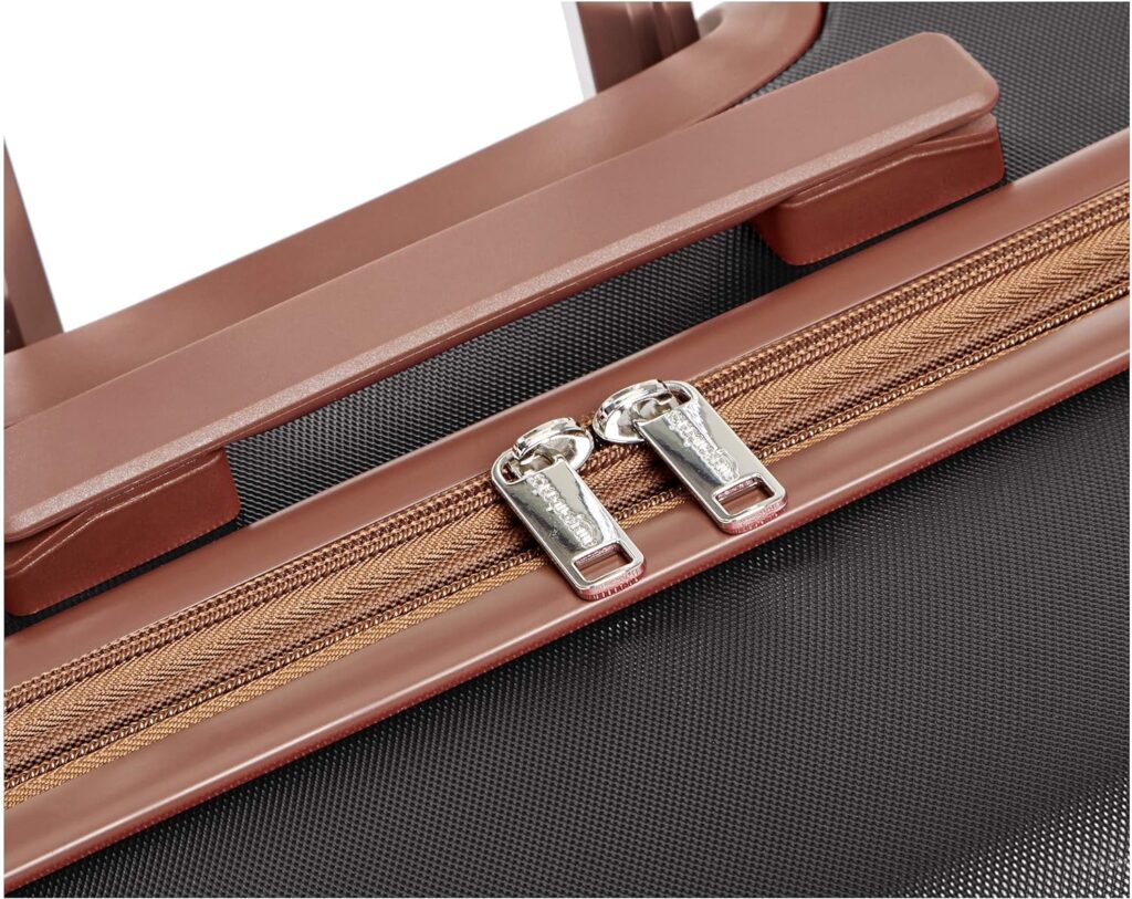 Amazon Basics Vienna Spinner Suitcase Luggage - Expandable with Wheels - 26.7 Inch, Black