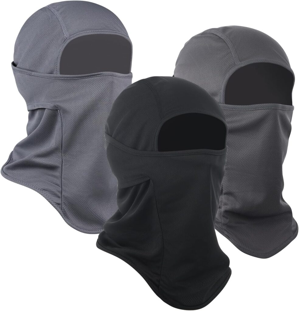 Balaclava Ski Mask 3 Pieces-Winter Full Face Mask for Men  Wome UV Protection Hood Windproof for Skiing  Motorcycle