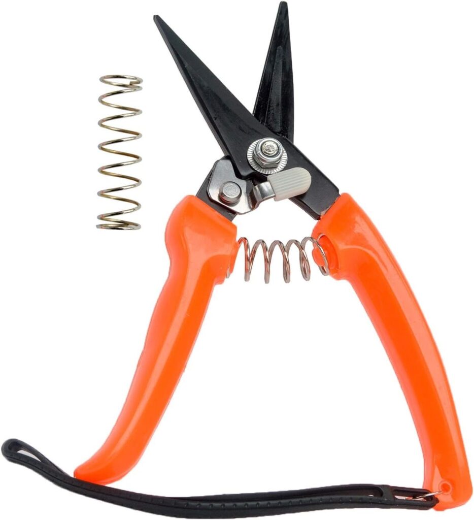 Hoof Trimmers Goat Hoof Trimming Shears Nail Clippers for Sheep, Alpaca, Lamb, Pig Hooves Multiuse Carbon Steel Shrub Trimmer with Stronger Spring Load