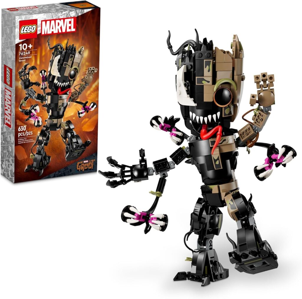 LEGO Marvel Venomized Groot 76249 Transformable Marvel Toy for Play and Display, Buildable Marvel Action Figure for Fans of the Guardians of the Galaxy Movie, Birthday Gift for 10 Year Old Kids