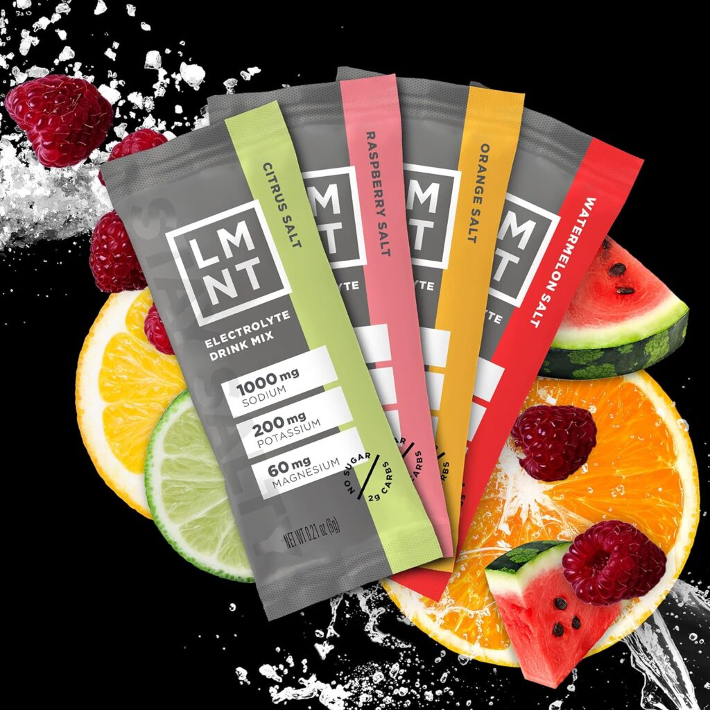 LMNT Zero-Sugar Electrolytes - Variety Pack - Hydration Powder Packets | No Artificial Ingredients | Keto  Paleo Friendly | 12 Sticks