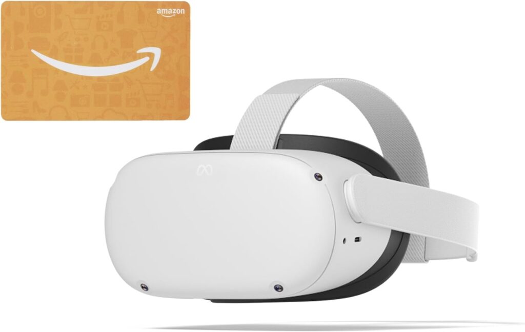Meta Quest 2 — Advanced All-In-One Virtual Reality Headset — 128GB with $50 Amazon Gift Card