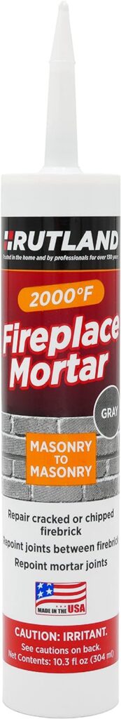 Rutland Fireplace Mortar Cartridge, 10.3-Ounce, Gray - 63G