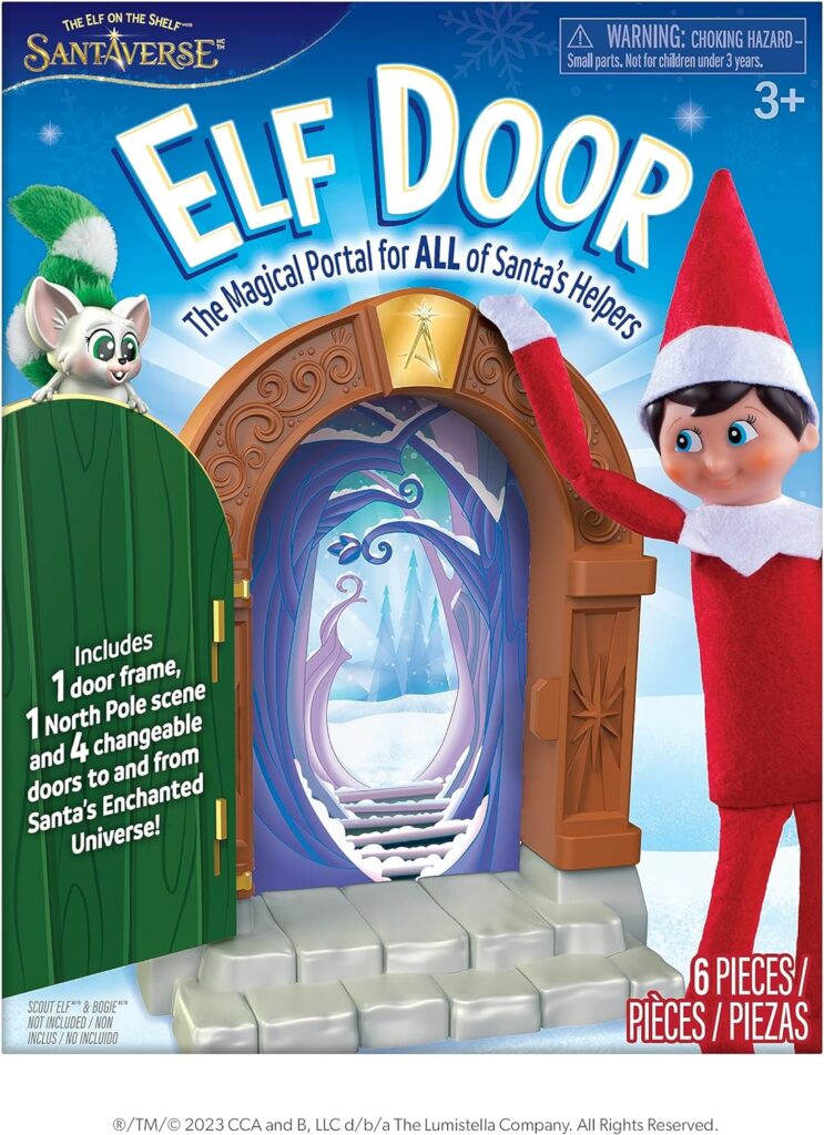 The Elf on the Shelf Elf Door-The Magical Portal for All of Santas Helpers!