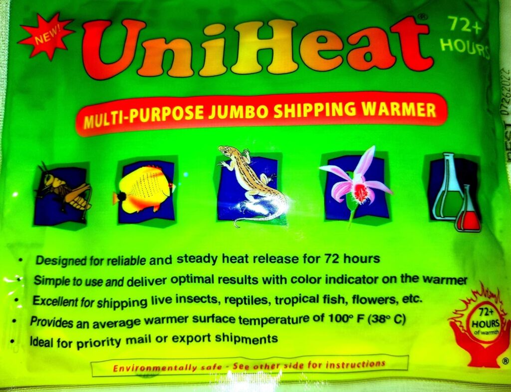 Uniheat 10 Pack 72 Hour Heat Pack - for Baby Chicks, Plants, Fish and Retiles