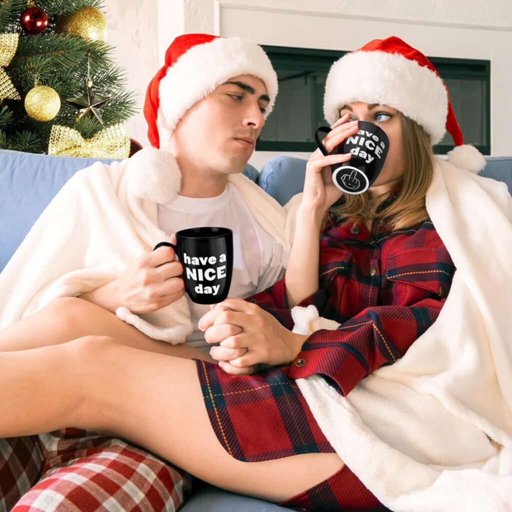White Elephant Gifts for Adults, 12 OZ Coffee Mug Funny Gifts for Women Men Wife Sister Mom Dad Friend, Gag Gifts for Him Husband Christmas Stocking Stuffers Valentines Day Anniversary Birthday Gifts